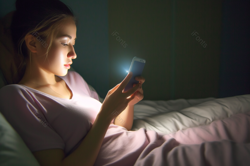 清晰的摄影图高清的图片海报设计背景广告设计素材元素女性熬夜玩手机,高清,摄影图,摄影图片,图片大全,摄影图免费下载